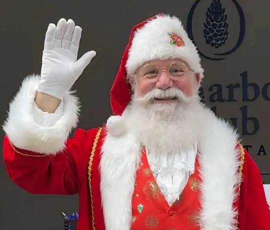 Santa Don waving hello